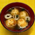 にきけん's cooksnap of when they made たこ焼きリメイク☆松茸のお吸い物で.