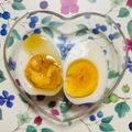 チェックのミニくま's cooksnap of when they made ゆで卵にメープルシロップ.