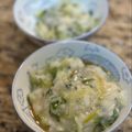 saki1010's cooksnap of when they made 中華風のお粥で作った『七草粥』.
