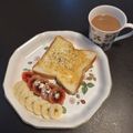 ほか弁ママ's cooksnap of when they made 簡単♡絶品♡カリカリチーズトースト♡.