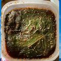 クックZ7OLMA☆'s cooksnap of when they made ゴマの葉のキムチ.