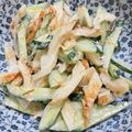 __おもち's cooksnap of when they made 簡単！きゅうりとちくわのおかかマヨ和え♪.