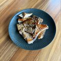 麻's cooksnap of when they made カツオのヅケ焼き.