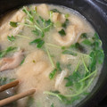 ふぁんころ's cooksnap of when they made 大根 油揚げ 豆苗の味噌汁^^.