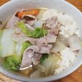 クックHBQ370☆'s cooksnap of when they made 白菜豚バラ肉どうふ.