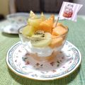 ＴＯＭＯ ＹＵ's cooksnap of when they made 三層で＊フルーツのヨーグルトサンド.