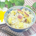 岡山県料理サークルちゃお〜's cooksnap of when they made ☺白だしで簡単♪さつまいものおこわ☺.