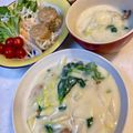 yu🐓's cooksnap of when they made たっぷり白菜と鶏むね肉の中華風クリーム煮.