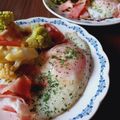 ひっこ's cooksnap of when they made 目玉焼きにパセリ(人参の葉っぱ)を乗せて.