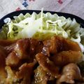 ちゃちゃふく's cooksnap of when they made 5分でできる、お弁当のショウガ焼き♪.