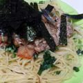 ちろむさし's cooksnap of when they made 納豆キムチパスタ.