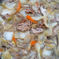 ちーゆづアーちゃん☆'s cooksnap of when they made ご飯がすすむ♪白菜と豚肉と春雨の炒め煮.
