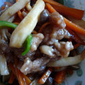 stablo's cooksnap of when they made 彩り野菜と牛肉の韓国風炒め☆.
