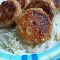 まんまうまし's cooksnap of when they made チキンとレンコンの味噌バーグ.