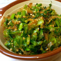 ゆうちん0809's cooksnap of when they made ご飯の友♪かぶの葉とにんにくの炒め煮☆.