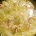 teriyakime's cooksnap of when they made ネギの大量消費に★ネギ鍋.