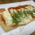 tamamiya55's cooksnap of when they made 油揚げと長いものピザ風.