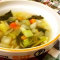 こは＊'s cooksnap of when they made 簡単・失敗なし♪香りを楽しむ野菜スープ.