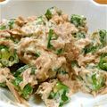マスカル12's cooksnap of when they made おくらとツナのマヨ醤油あえ.