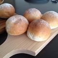 stスノーメイプル's cooksnap of when they made ホームベーカリーで全粒粉入り丸パン♡.