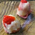 haturi's cooksnap of when they made 白餡で上品な甘さのいちご大福.