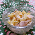 赤い電話's cooksnap of when they made マカロニとハムのチリマヨ和え.