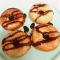 ha☆a's cooksnap of when they made バナナチョコ焼きドーナツ.