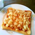 くーーーーちゃん's cooksnap of when they made フレンチトーストの甘煮りんご添え.