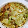 ハナレ's cooksnap of when they made 厚揚げdeピリ辛ピザ風.