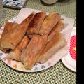 シュルビン's cooksnap of when they made タケノコ水煮でとろ～りチーズ春巻き.