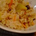 ton1210's cooksnap of when they made 収穫祭 * さつま芋の炊き込みご飯.