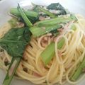 あやちん1226's cooksnap of when they made 小松菜のパスタ.