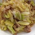 4katsu's cooksnap of when they made カリカリ豚肉と春キャベツの簡単和風パスタ.