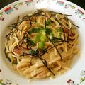 たんたん　's cooksnap of when they made 大絶賛の★明太子パスタ.