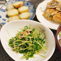 へい♡ゆー♡'s cooksnap of when they made シャキ！ぷちっ！豆苗とツナの胡麻サラダ.