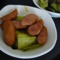 みーつん's cooksnap of when they made 青梗菜とソーセージのマヨ炒め.