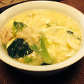 chisahuku's cooksnap of when they made ほうれん草と鶏肉の卵とじうどん.