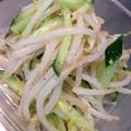 峰☆子's cooksnap of when they made もやしときゅうりのナムル.