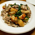 ことちゃる's cooksnap of when they made ほうれん草と豚肉の和え物.