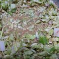 カフェ店員M子's cooksnap of when they made 明太子餅チーズのもんじゃ焼き.