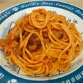 ♪たゆたゆ♪'s cooksnap of when they made ツナとなすと玉ねぎのナポリタン.