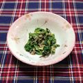 ぱすてるりぼん's cooksnap of when they made ニラの胡麻おかか和え♪.