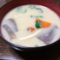 demi1115's cooksnap of when they made 簡単♪ポカポカ粕汁おかゆ.