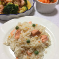 ソウくんママ's cooksnap of when they made スペインの炊き込みご飯♪鮭のアロース.
