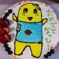 いぶりっこ's cooksnap of when they made おめでとなっしー♡ふなっしーキャラケーキ.