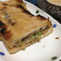 たれ目星人's cooksnap of when they made 栃尾の油揚げでねぎ味噌挟み焼き.