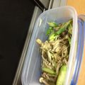 もももった's cooksnap of when they made お弁当★アスパラときのこのバター醤油炒め.