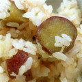 たひかと's cooksnap of when they made さつま芋としょうがの◇炊き込みご飯◇.