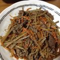 すーさんよん's cooksnap of when they made ボリュームＵＰ↑豚肉inきんぴらごぼう.