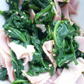 rota_london's cooksnap of when they made ほうれん草とハムのごまあえ.